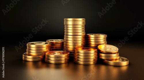 Large Group of Financial Assets and Currency for Business and Investment