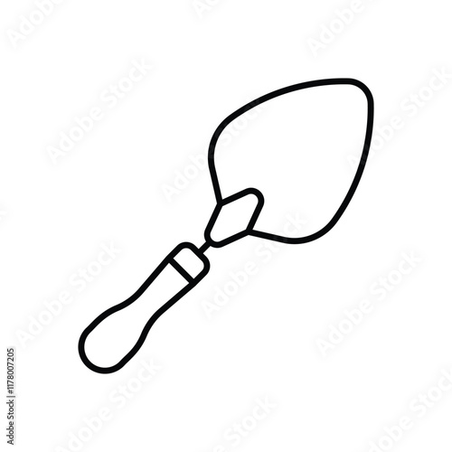 Trowel vector icon