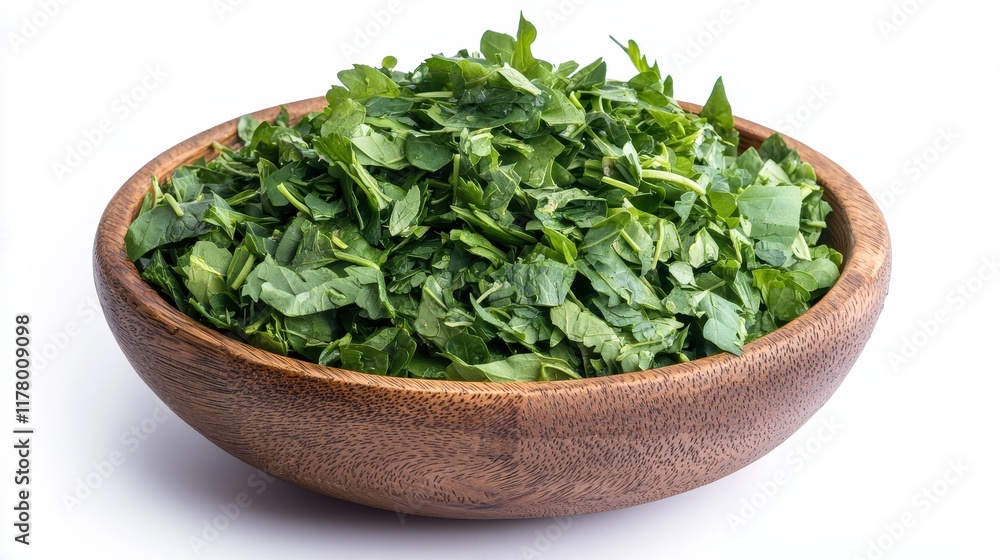 A large bowl of mixed salad with fresh greens on a white isolated background A large bowl of mixed salad with fresh greens on a white isolated background