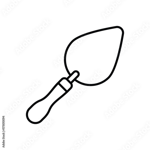 Trowel vector icon