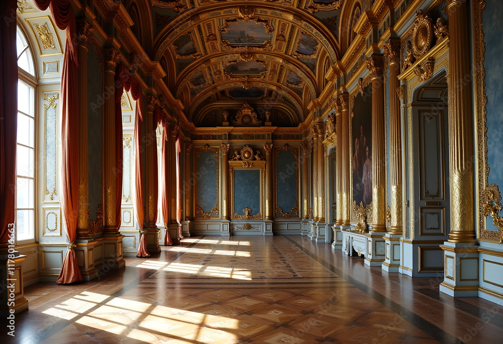 Obraz premium A interior of palace.