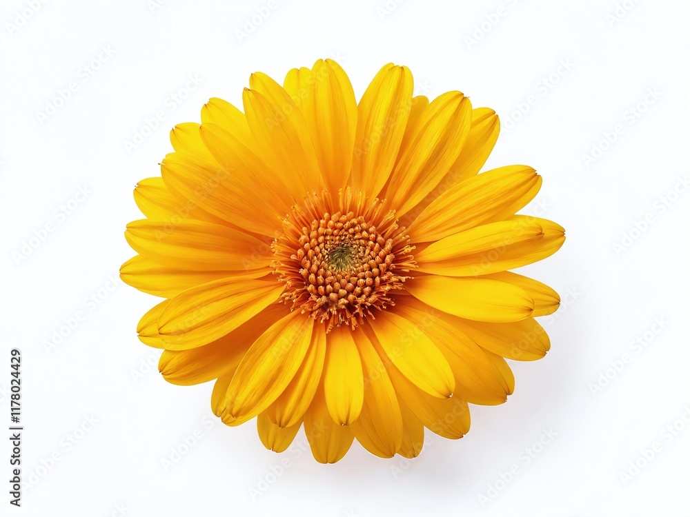 Bright yellow flower in full bloom with vibrant petals and detailed center showcasing natural beauty indoors Bright yellow flower in full bloom with vibrant petals and detailed center showcasing natural beauty indoors