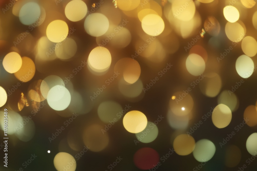 A blurry image of a Christmas tree with lights A blurry image of a Christmas tree with lights