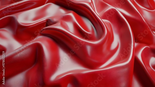 Oilcloth texture with slight creases and a matte sheen