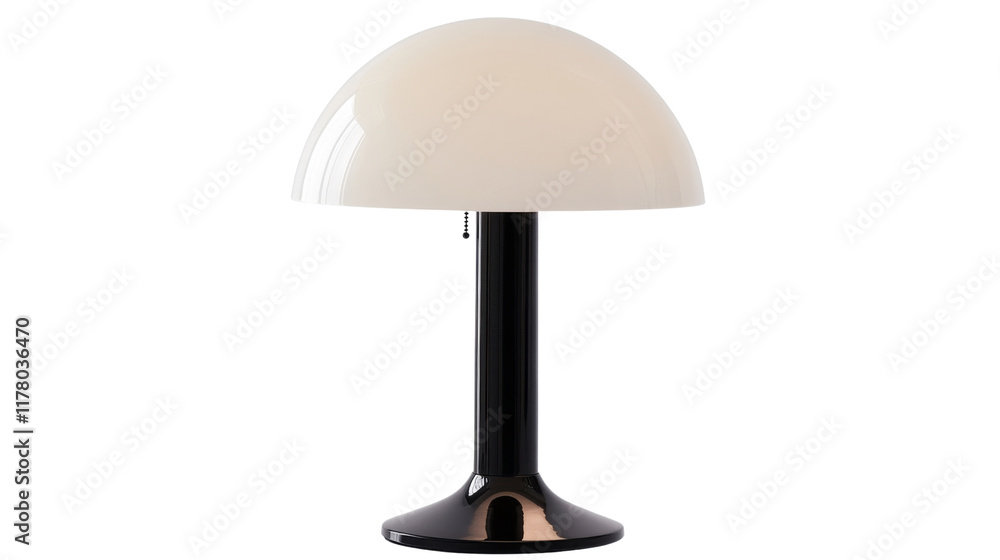 Modern table lamp with sleek design, isolated on transparent background Modern table lamp with sleek design, isolated on transparent background