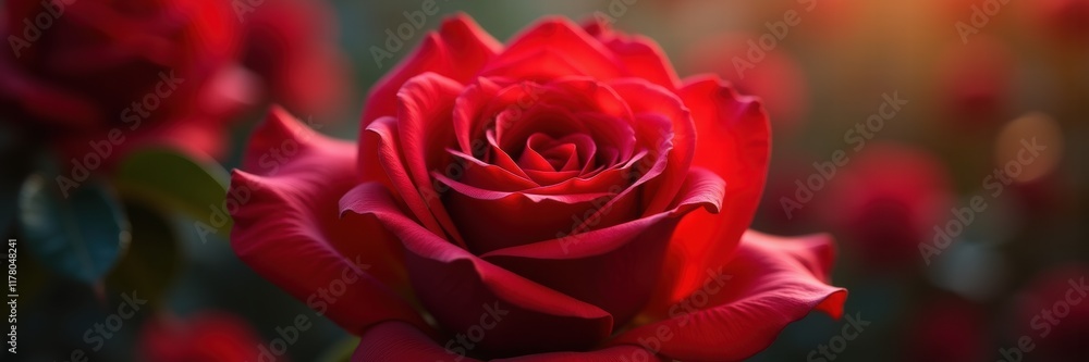 A stunning close-up of a vibrant red rose, perfect for Valentine's Day designs, gifts, or floral arrangements that symbolize love and romance. A stunning close-up of a vibrant red rose, perfect for Valentine's Day designs, gifts, or floral arrangements that symbolize love and romance.