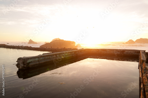 Golden Hour at Land's End photo