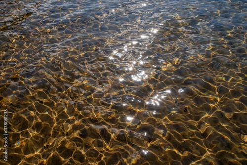 Clean, clear waters of Lake Tahoe photo