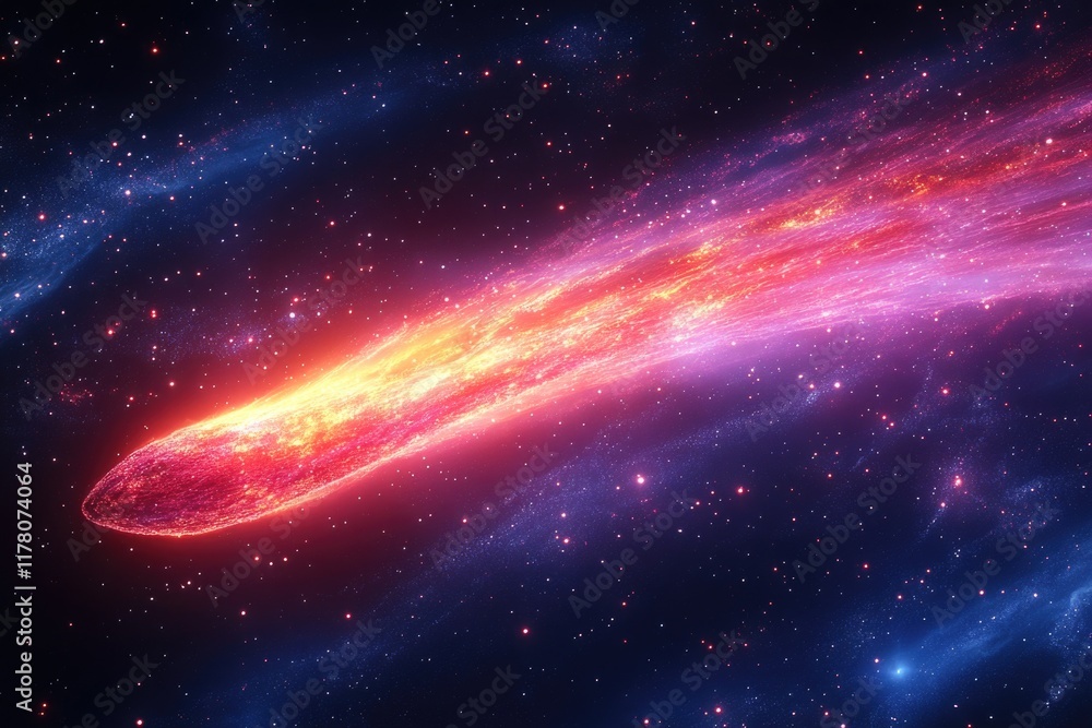 Fototapeta premium A stunning image of a galaxy with a bright central disk, ideal for use in astronomy-related projects or as a background for science-themed designs