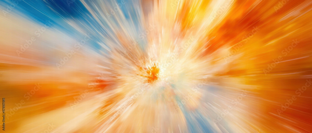 Obraz premium Vibrant tie-dye background with energetic colors and dynamic patterns