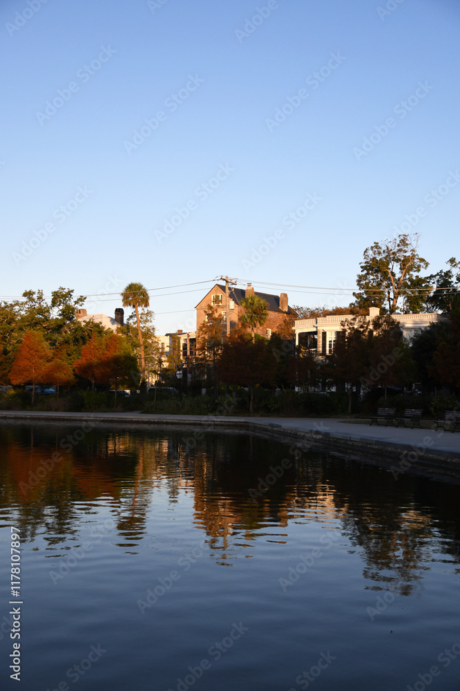 Historic Colonial Lake DIstrict In Charleston, South Carolina Historic Colonial Lake DIstrict In Charleston, South Carolina