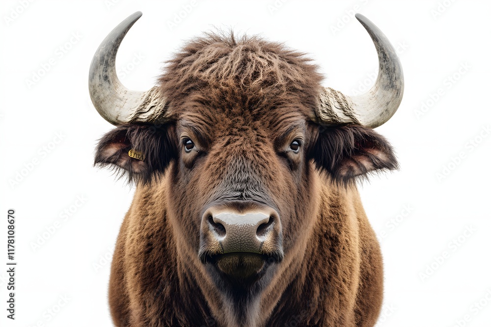 Majestic Bull: Powerful Horns, Dark Coat Majestic Bull: Powerful Horns, Dark Coat