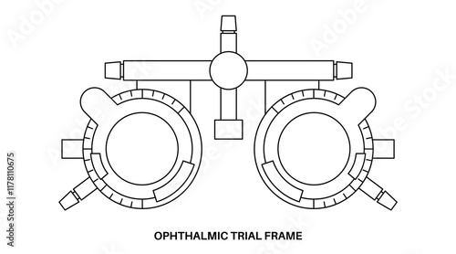 Ophthalmic trial frame