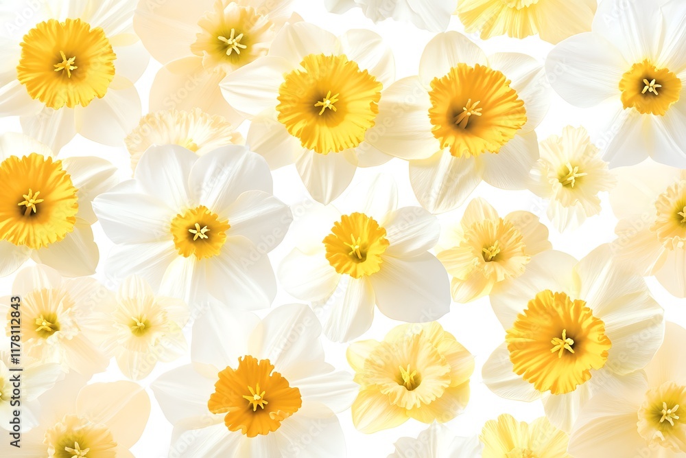 Daffodils Bloom Brightly, Spring's Delightful Flowers Daffodils Bloom Brightly, Spring's Delightful Flowers