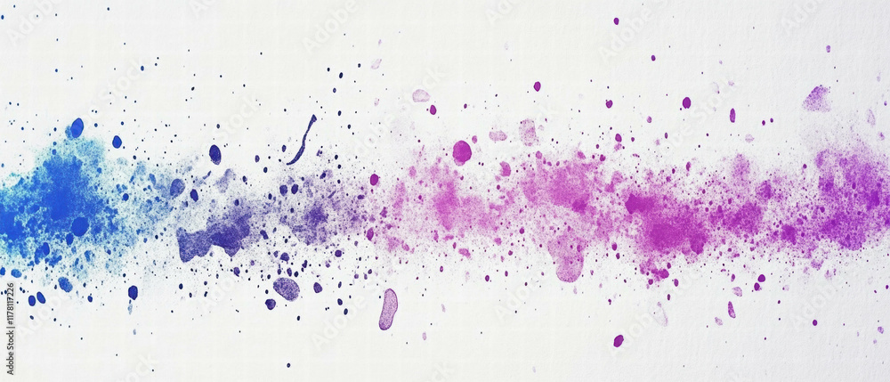Obraz premium Colorful paint splatters create a vibrant overlay texture for creative projects and designs