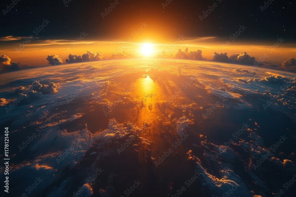 curvature of earth captured from space showcasing a breathtaking aerial view with the sun rising over the globe highlighting the beauty of our planets land and ocean curvature of earth captured from space showcasing a breathtaking aerial view with the sun rising over the globe highlighting the beauty of our planets land and ocean