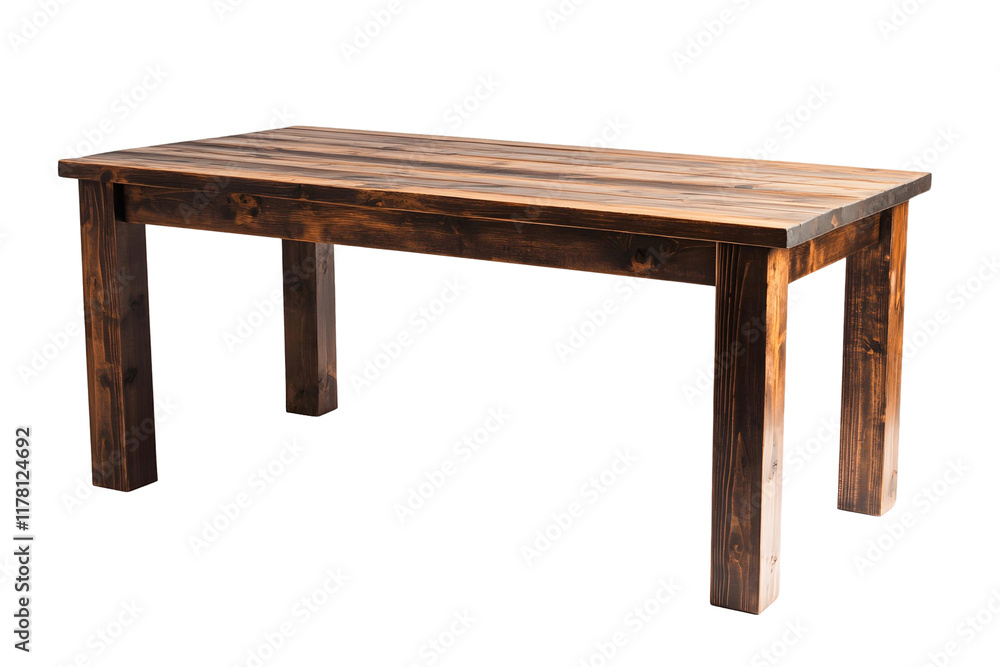 Rustic Wood Table: Design, Build, Transparent Background Rustic Wood Table: Design, Build, Transparent Background