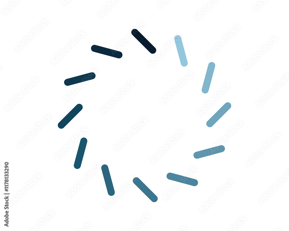 Abstract circular motion graphic in cool blue tones. Perfect for loading screens, website design, app interfaces, or any project needing a modern, minimalist loading animation. Abstract circular motion graphic in cool blue tones. Perfect for loading screens, website design, app interfaces, or any project needing a modern, minimalist loading animation.