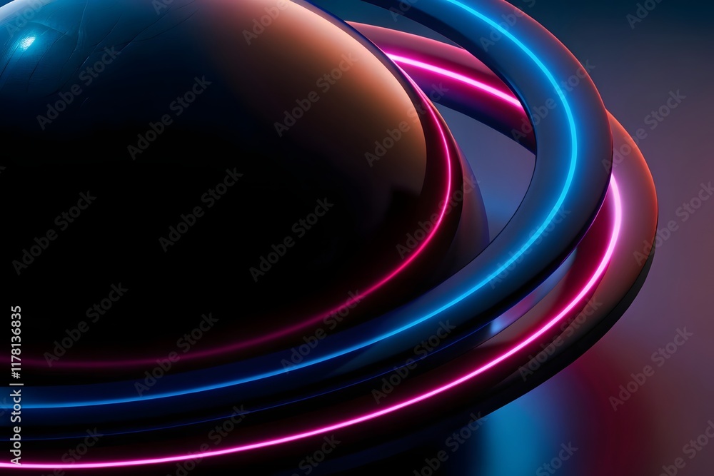 Obraz premium abstract background with circles