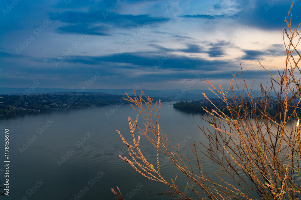 Landscape from Petrovaradin Fortress Landscape from Petrovaradin Fortress