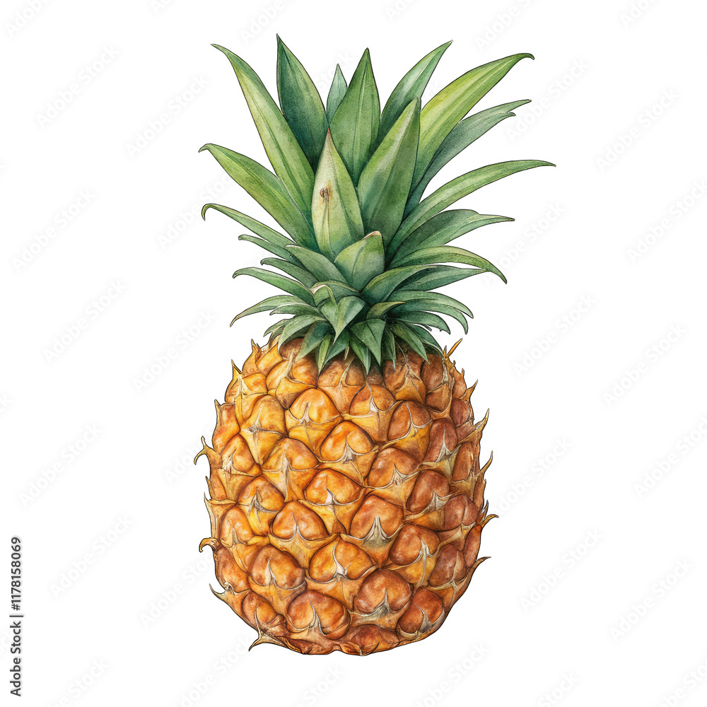 pineapple isolated on white pineapple isolated on white