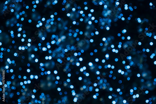 Blurred blue lights