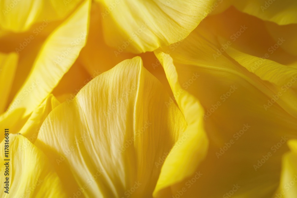 Obraz premium A bright and cheerful yellow flower in a close-up shot, suitable for use in spring or summer themed designs