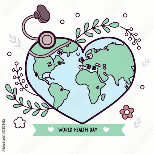 world health illustration