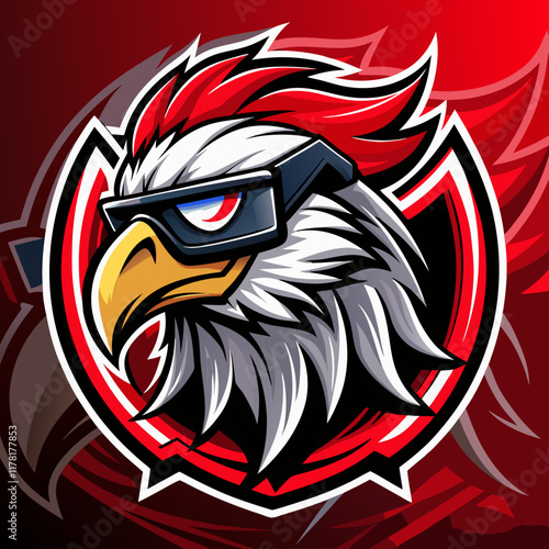 Red Eagel esport logo photo