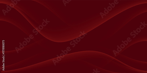 Abstract red gradient background, light and shadow on the backdrop with dimensions, hot tone wall with intense color, horizontal wallpaper.