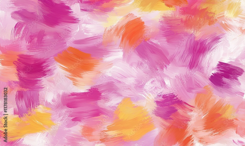 Abstract pink, orange, white brushstrokes background for design, art, wallpaper. Abstract pink, orange, white brushstrokes background for design, art, wallpaper.