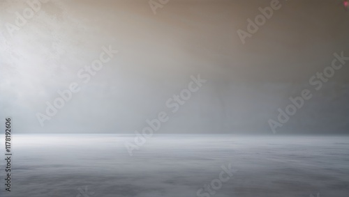 Concrete wall with the illusion of depth