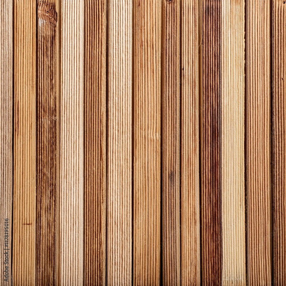 Fototapeta premium Vertical narrow wooden slats background