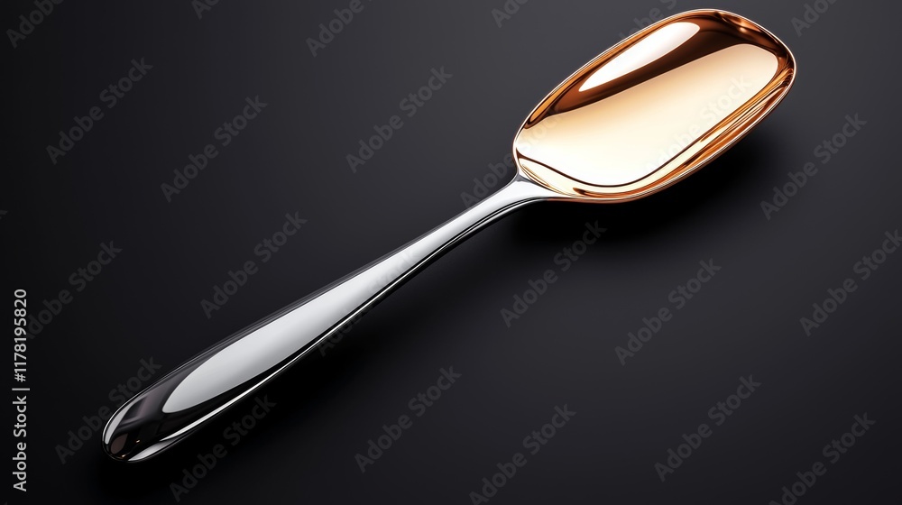 Shiny metallic knife, detailed butter spread, creamy and smooth texture Shiny metallic knife, detailed butter spread, creamy and smooth texture