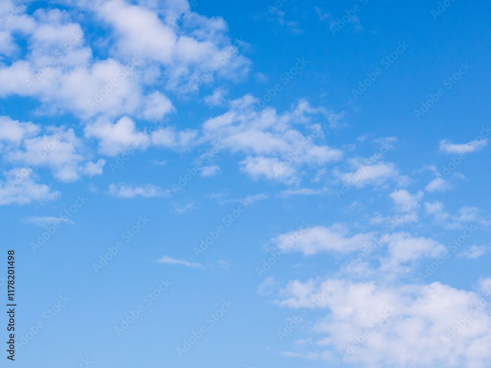 1月の青空と白い雲06 1月の青空と白い雲06