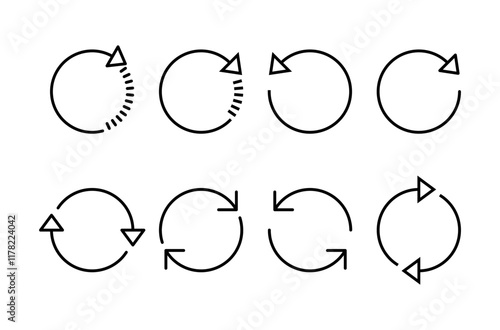 Refresh icon vector isolated on white background. Reload icon vector. Update icon. convert icon