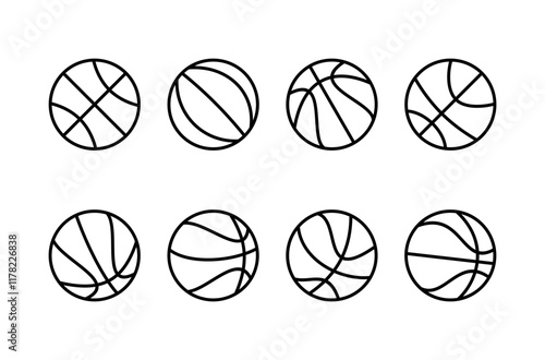 Basketball icon vector isolated on white background. Basketball ball icon. Basketball logo vector icon