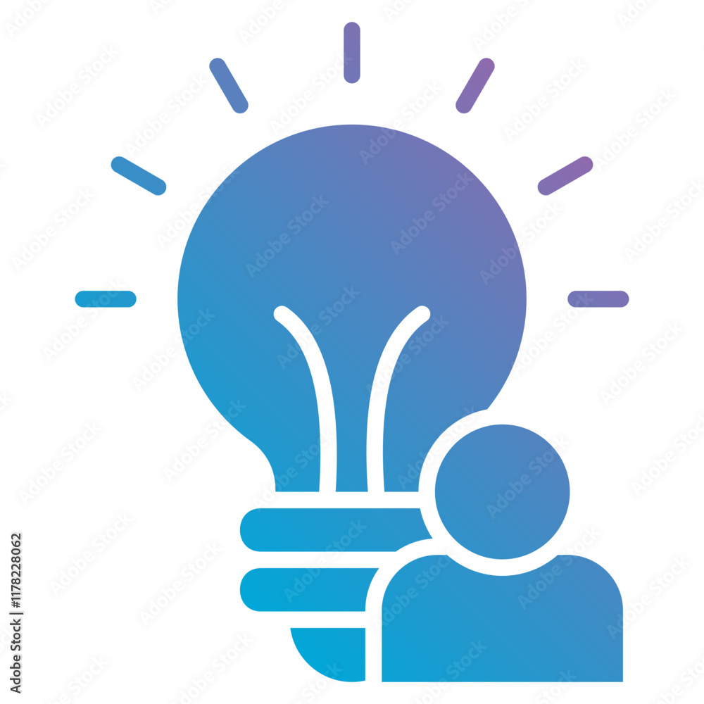 Obraz premium Light Bulb Icon