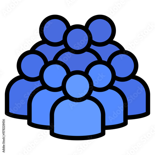 Audience Icon Element For Design