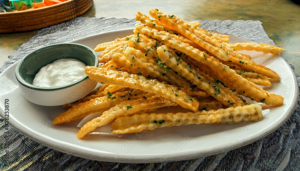 Experience the joy of sharing a plate of crispy fries. Experience the joy of sharing a plate of crispy fries.