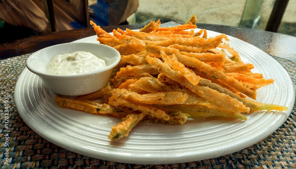 Freshly fried potatoes evoke nostalgia and comfort. Freshly fried potatoes evoke nostalgia and comfort.