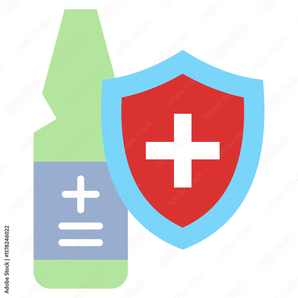 Obraz premium Ampoule Icon