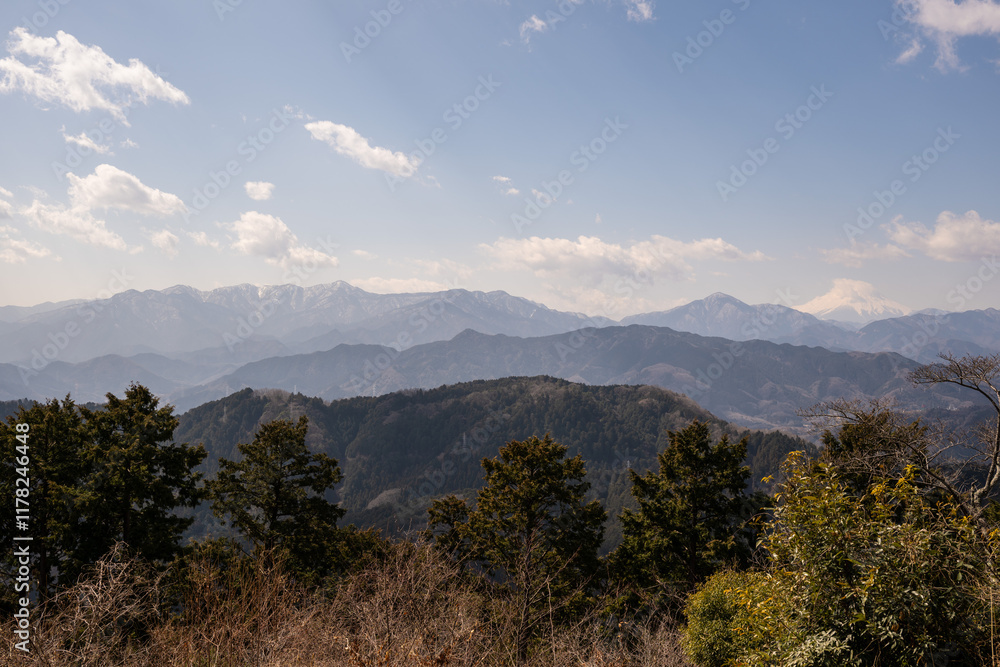 高尾山からの風景 高尾山からの風景