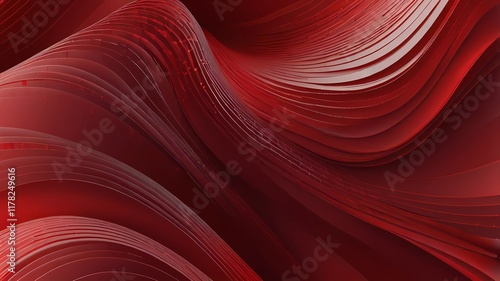 abstract red wavy background, wallpaper