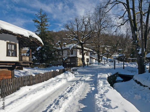 Wallpaper Mural Winter view of village of Bozhentsi, Bulgaria Torontodigital.ca
