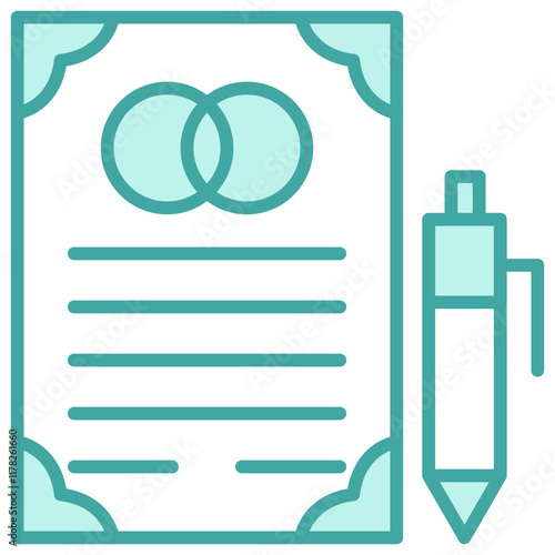 Wedding Contract Icon