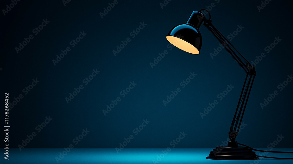 A single glowing desk lamp illuminates an otherwise dark office with an empty blank space beside it, symbolizing solitude, focus, and the contrast between clarity and chaos
A single glowing desk lamp illuminates an otherwise dark office with an empty blank space beside it, symbolizing solitude, focus, and the contrast between clarity and chaos