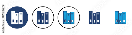 Library icon vector. education icon vector