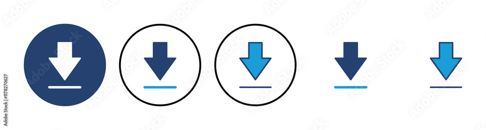 Download icon vector. Download vector icon Download icon vector. Download vector icon
