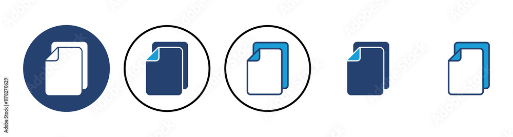 Document icon vector. Paper icon. File Icon Document icon vector. Paper icon. File Icon